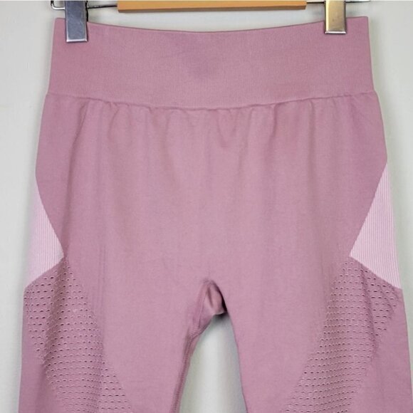 Fabletics x Demi Lovato Crop Leggings Pink S - Picture 2 of 11